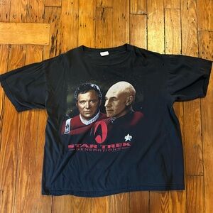 1994 vintage star trek generations 100% cotton tee size XL